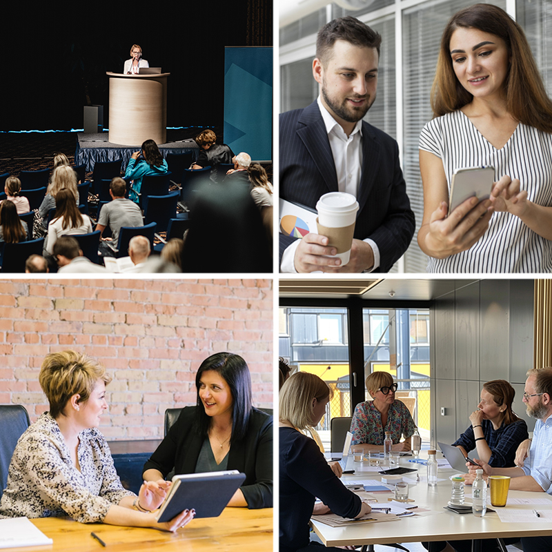 A collage of policymakers